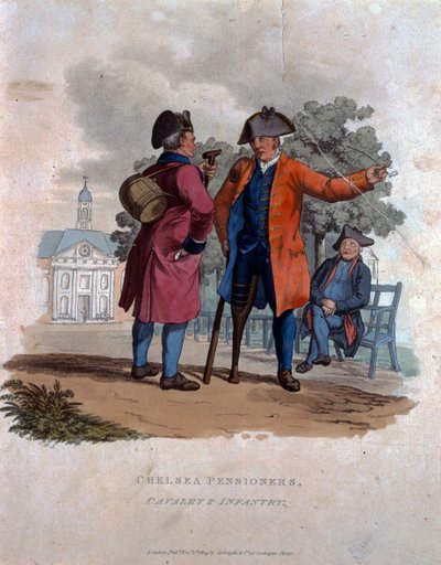 Chelsea Pensioners, Cavalry and Infantry, from 